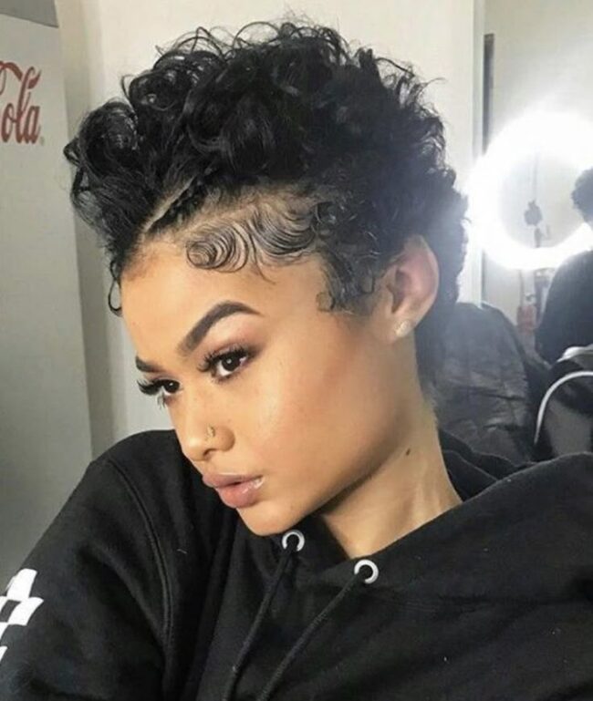 nice free hand hairstyles with natural hair